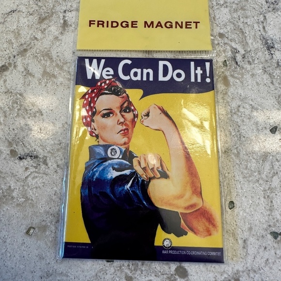 Fridge Magnet - We can Do it - Picture 2 of 3